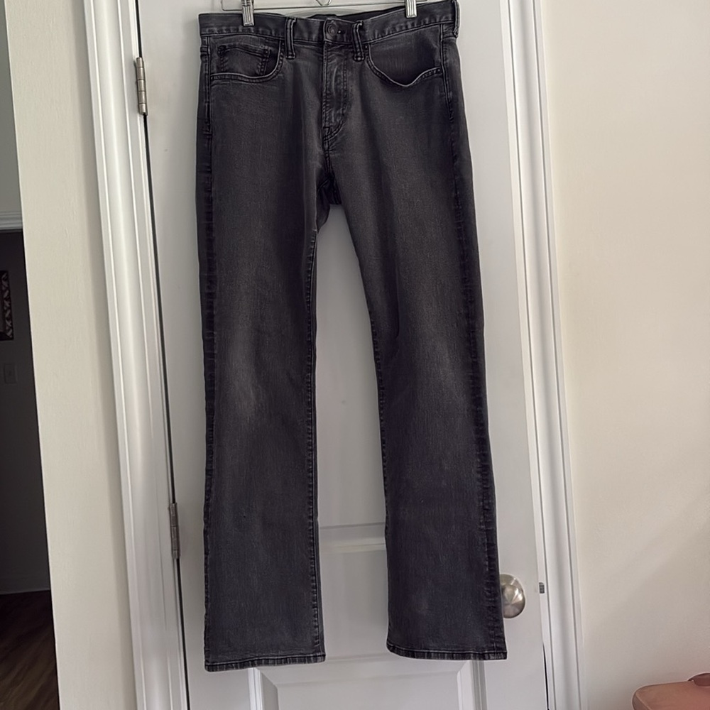 Men’s GAP Faded Black Boot Cut Jeans 33x34